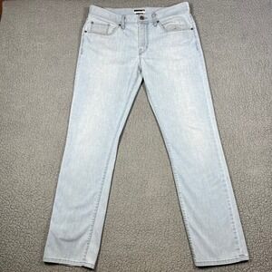 Travis Mathew Mens Light Wash Straight Leg Denim Jeans Size 36 Blue Stretch